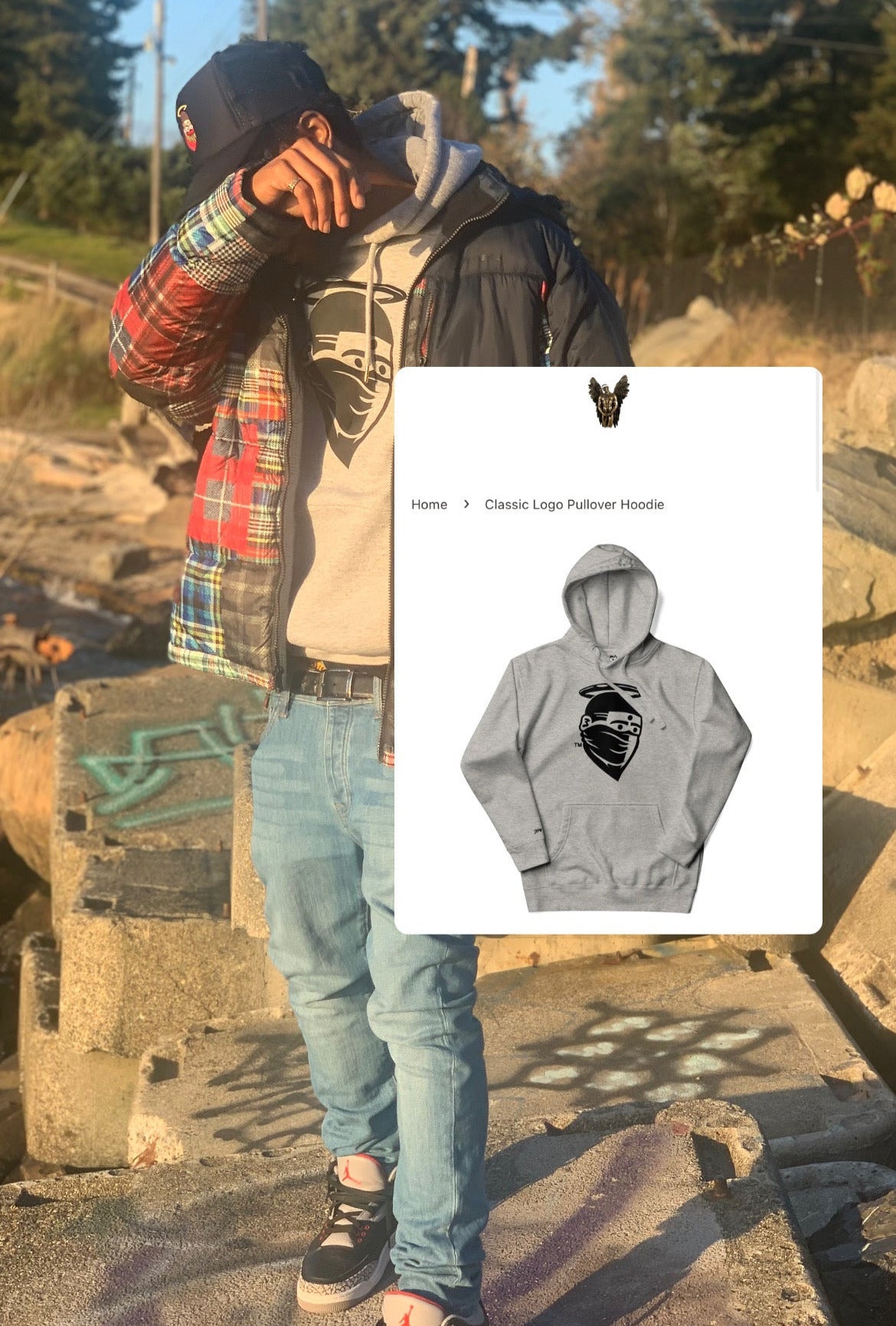 Classic Logo Pullover Hoodie